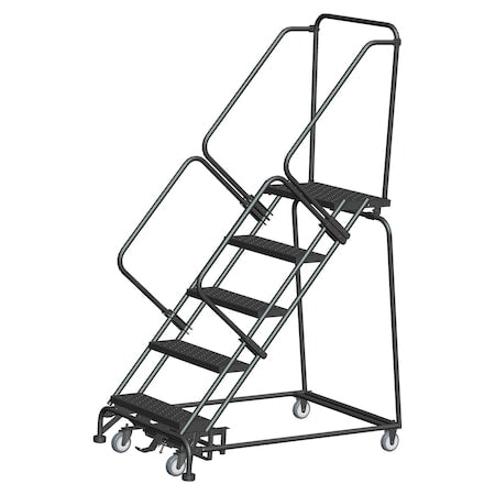 Lockstep Rolling Ladder,Steel,50 in.H
