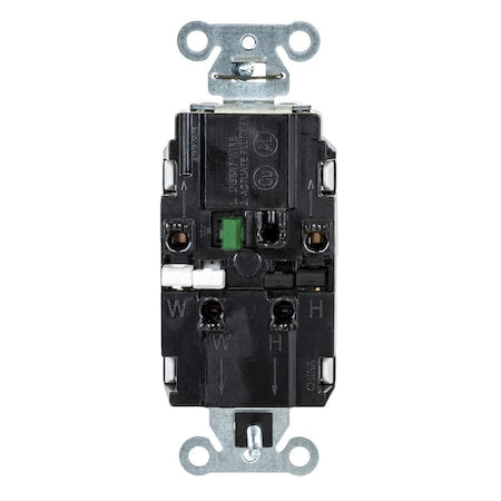 Straight Blade Receptacle, 5-20R, 20 A, 125V AC, 2 Pole, 3 Wire, Surface Mount, Grounded