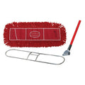 Dust Mop Kit Complete With Frame/Handle, Red