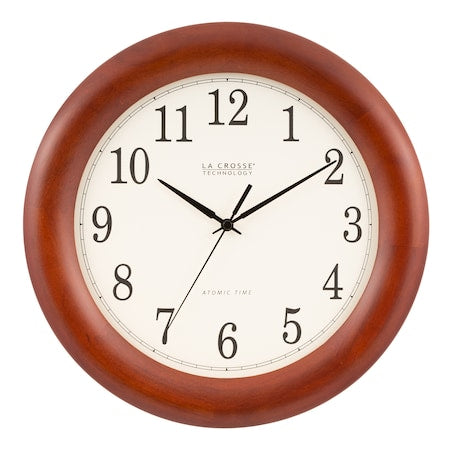 Atomic Analog Wall Clock,12.5