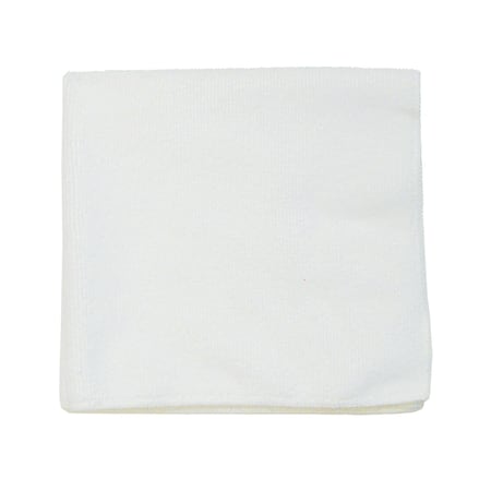 White Microfiber Cloth 300 GMS, 16, PK36