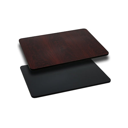 Black/Mahogany Reversible Top, 24 x 30