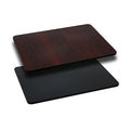 Black/Mahogany Reversible Top, 30 x 42