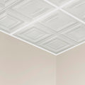 Syracuse Ceiling Tile, 24 in W x 24 in L, 15/16 in Grid Size, 5 PK
