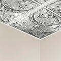 Saginaw Ceiling Tile, 24 in W x 24 in L, 15/16 in Grid Size, 5 PK