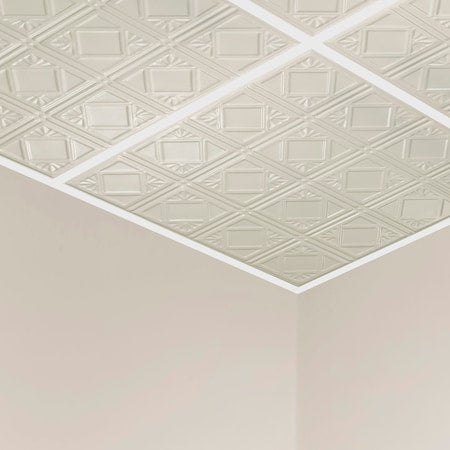 Ludington Ceiling Tile, 24 in W x 24 in L, 15/16 in Grid Size, 5 PK