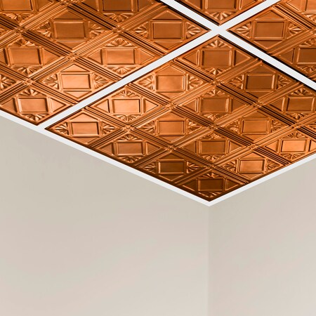 Ludington Ceiling Tile, 24 in W x 24 in L, 15/16 in Grid Size, 5 PK