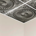 Toronto Ceiling Tile, 24 in W x 24 in L, 15/16 in Grid Size, 5 PK