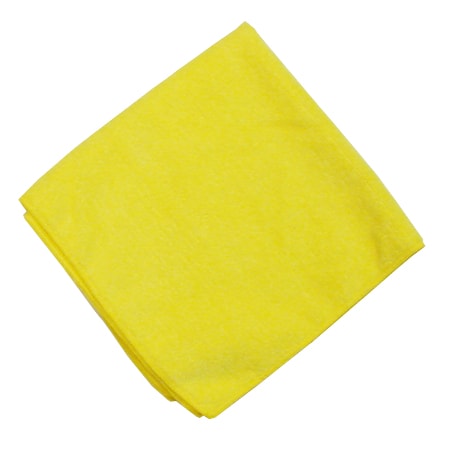 Yellow Microfiber Cloth 230 GMS, 1, PK36