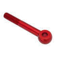 Rod End, Aluminum, Red Anodized, 1/2""-13 Thrd Sz, 1-1/2 in Thrd Lg, 4-1/2 in Overall Lg