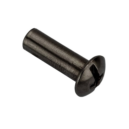 Combo Barrel/Screw, #8-32, 3/8 in Brl Lg, 13/64 in Brl Dia, 18-8 Stainless Steel Black Oxide