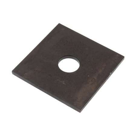 Square Washer, For Screw Size 1 in , Steel Black Oxide Finish