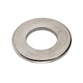 Flat Washer, For Screw Size 7/8" , Case Hardened Steel Nickel Plated Finish