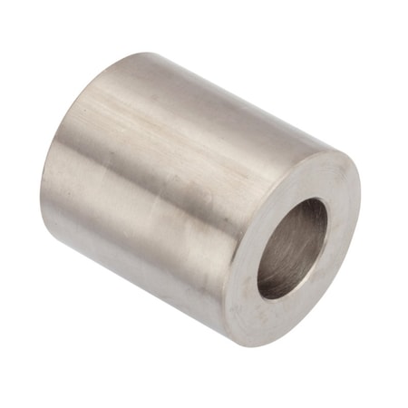 Spacer, 1/2 Screw Size, Passivated 316 Stainless Steel, 1-3/8 Overall Lg, 0.505 in Inside Dia