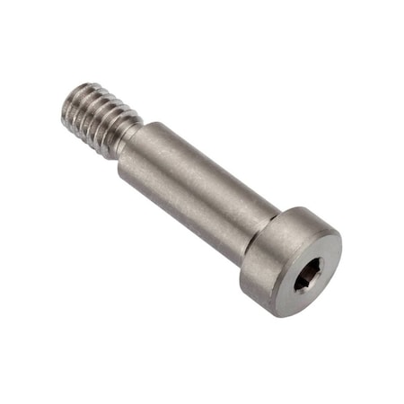 Shoulder Screw, 6g Thr Sz, 11mm Thr Lg, 16 mm Shoulder Lg, Stainless Steel