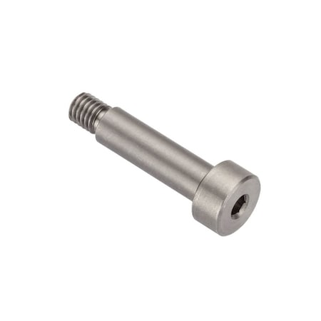 Shoulder Screw, 6g Thr Sz, 6mm Thr Lg, 20 mm Shoulder Lg, Stainless Steel