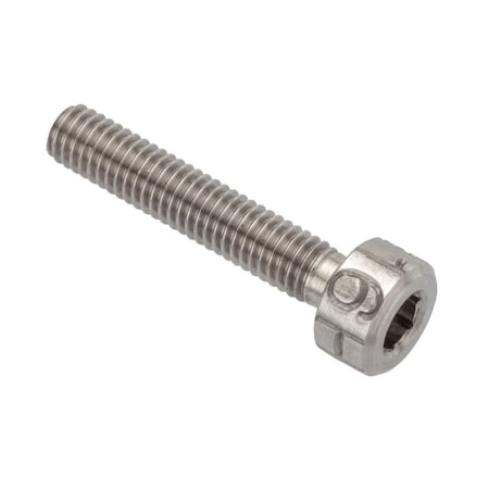 M3-0.50 Socket Head Cap Screw, Socket, Plain 316 Stainless Steel, 16 mm Length