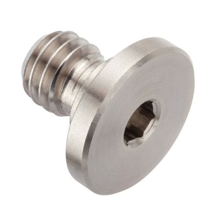 3/8"-16 Socket Head Cap Screw, Plain Stainless Steel, 3/8 in Length