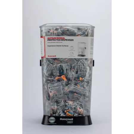 HL400 Earplug Dispenser, TPE, Flanged, 27 dB NRR, Corded, 400 Pairs Per Pkg
