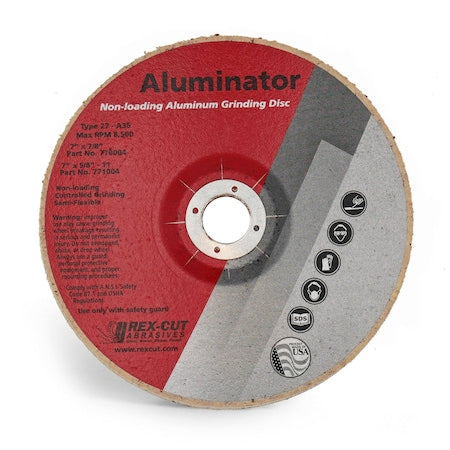 Aluminator Grinding Disc 7 X 7/8 T27 Aluminator Grind A36