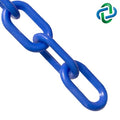Blue Plastic Chain 4""(#12,102 mm)x100