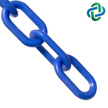Blue Plastic Chain 4""(#12,102 mm)x100