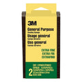 Sanding Sponge, Extra Fine, 3 3/4"L, PK2