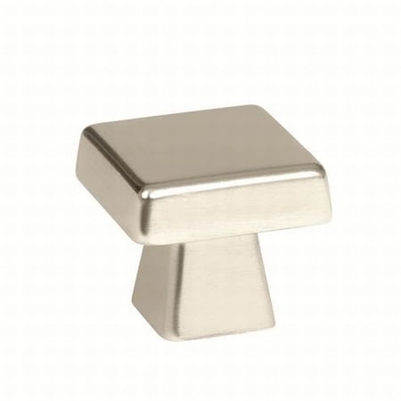 BP55271PN 1-3/16"" (30 mm) Blackrock Square Cab Knob Bright Nickel