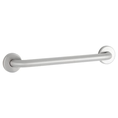 Straight Straight Grab Bar,1-1/4"" dia., 45-1/8"" L, Stainless Steel, Satin