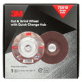 Abrasive Cut-Off Wheel, Type 27, 4 1/2 in Dia, 0.125 in Thick, 5/8"-11 Arbor Hole Size, Ceramic