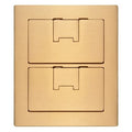 Box Cover, Floor Box Type, 2 Gang, Non-Metallic