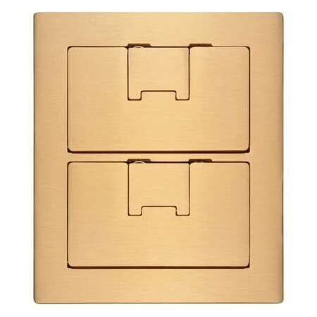 Box Cover, Floor Box Type, 2 Gang, Non-Metallic