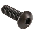 #8-32 Socket Head Cap Screw, Button, Black Oxide Alloy Steel, 1/2 in Length, 100 PK