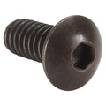 #8-32 Socket Head Cap Screw, Button, Black Oxide Alloy Steel, 3/8 in Length, 100 PK