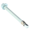 SUP-R-STUD + Wedge Anchor, 1/2" Dia., 5-1/2" L, Steel Zinc Plated, 10 PK
