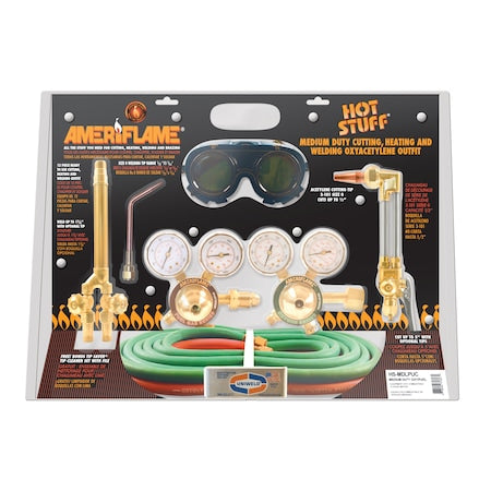 Med Duty LP Outfit w/Check Valves,12Pc