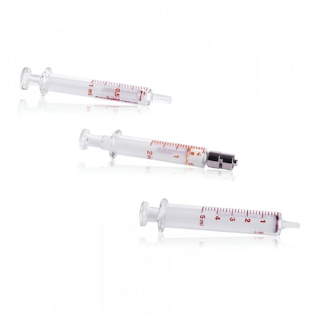 Glass Syringe, Luer Nozzle, 100mL