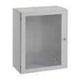 1/4 Turn Latch Electrical Enclosures, 30 in H, 10 in D, 24 in W, NEMA 4, 12, Mild Steel