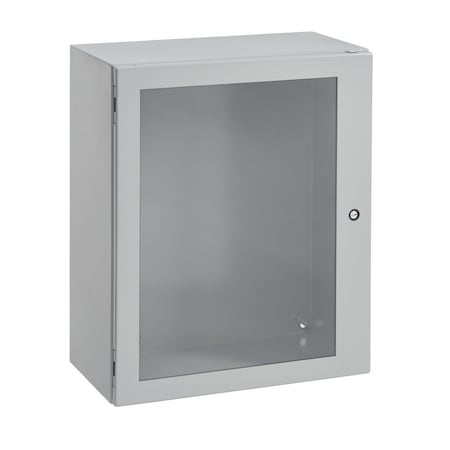 1/4 Turn Latch Electrical Enclosures, 30 in H, 10 in D, 24 in W, NEMA 4, 12, Mild Steel
