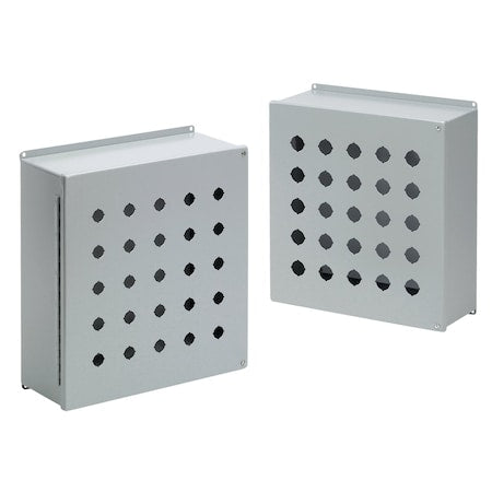 Captive Screws Electrical Enclosures, 8-1/2 in H, 6 in D, 7-1/2 in W, NEMA 12, Steel