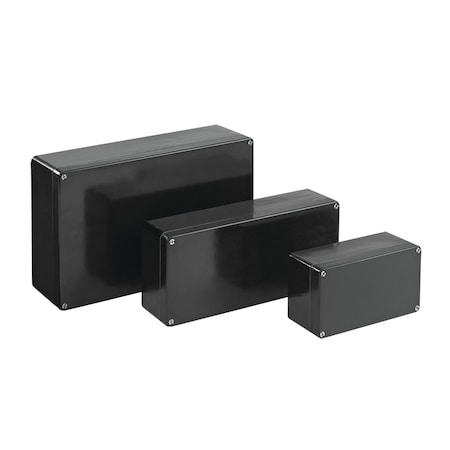 Screws Electrical Enclosures, 6.30 in H, 3.54 in D, 6.3 in W, 12, Polyester