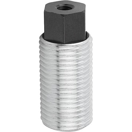 Push-Pull Plunger, Heavy Spring Force, With Rotation Lock, D=M20X1,5 L=34, Form: I, Threaded end