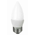 LED, 4W B11, DIM, 2400K E26, Frost, Blunt Tip