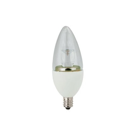 LED, 5W B11, DIM, 2700K E12, Blunt Tip