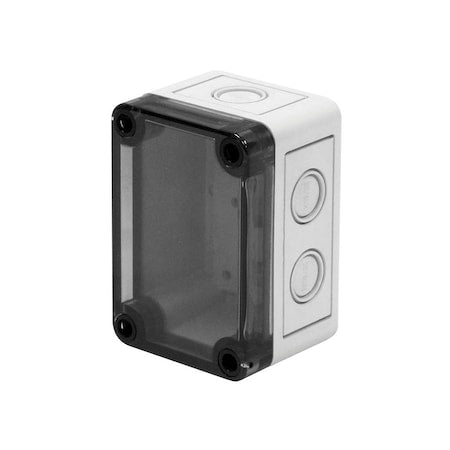 Screws Electrical Enclosures, 10 in H, 6-1/2 in D, 7.09 in W, NEMA 4X, Polystyrene