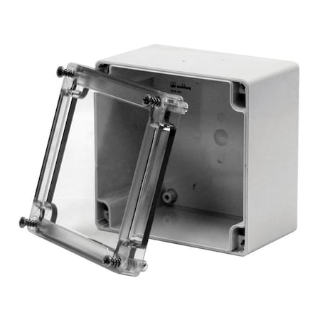 Quick Release 1/4 Turn Screw Electrical Enclosures, 6.38 in H, 2.17 in D, 3.23 in W, NEMA 4X, ABS