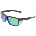 Swagger (SR2), Safety Glasses, Anti-Scratch, Blue Mirror Lens, Black Frame, Full-Frame, Polarized