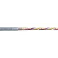 Data Cable, 22 AWG, Gray, PVC, 300 V