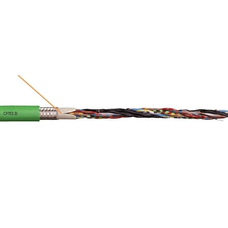 MeasuringSystemCable,Green,0.33in-OD,50V