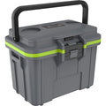 Pelican 8Q Elite Cooler, Dark Gry/E-Grn